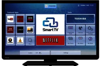 Toshiba 32W3453DB 32 Inch HD Ready Freeview HD Smart LED TV